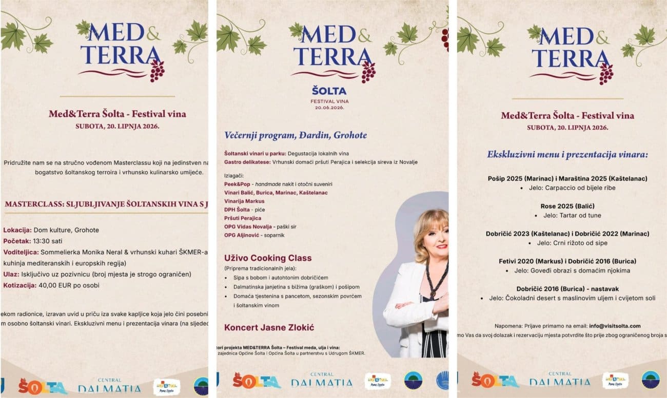 Med&Terra Šolta – Festival vina 2026