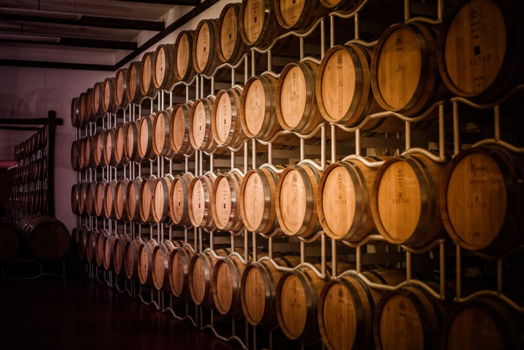 Vrsta buradi u kojem odležava vino
